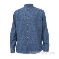 Tailored Fit Goedkope Blauwe Zomer Casual Shirts